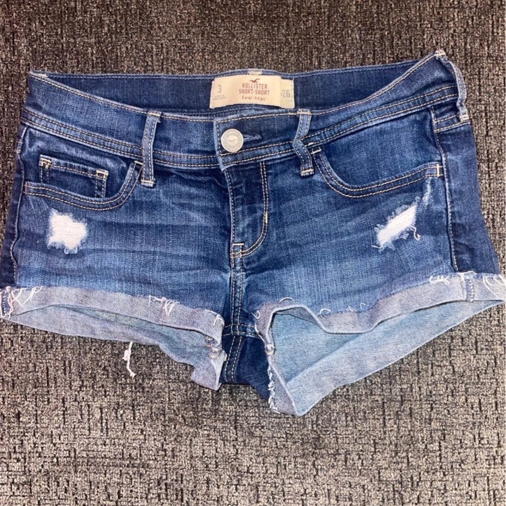 hollister jean shorts